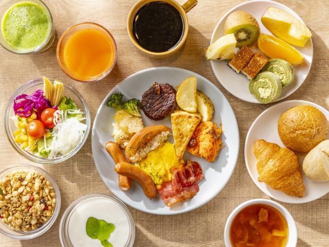 ◆朝食ビュッフェ｜盛り付け一例（洋食）