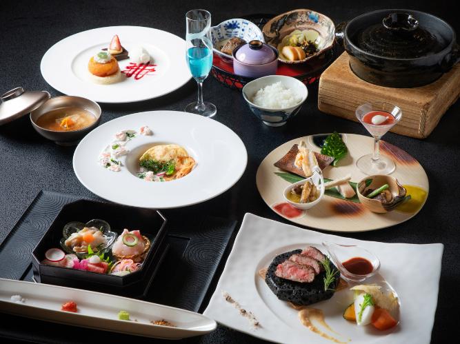 【2025冬】冬の夕食膳は「雪景色に映える道南の滋味」をテーマに地元の美味が並ぶ