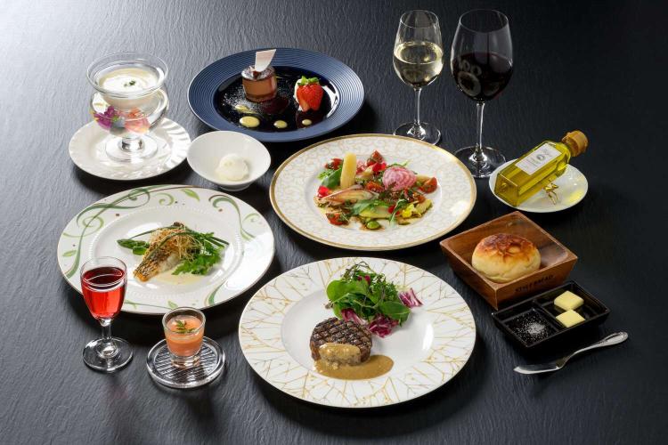 【本館1階/洋食レストラン-ノンノ-】創作フレンチコース一例