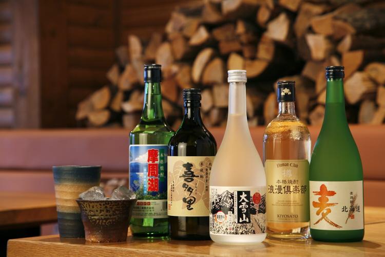 【別棟1階/和食レストラン-ヌプリ-】料理に合う日本酒など数種ご用意。