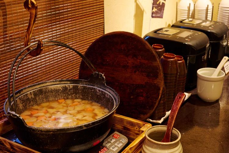 【朝食/汁物】朝は汁物で身体の芯から温める時間に。