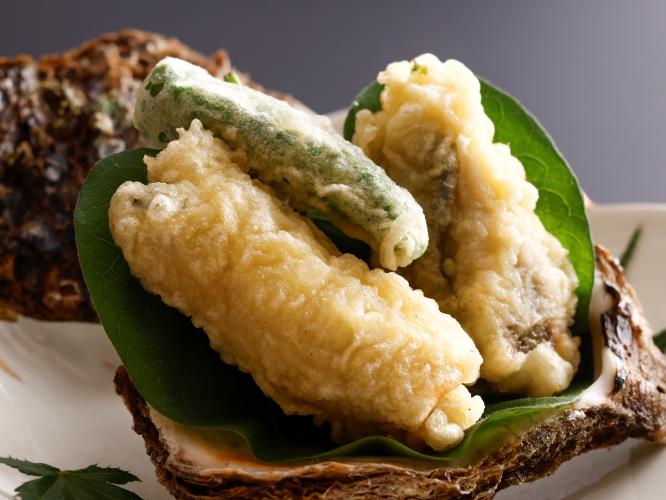 2026年夏 旬彩味覚会席 岩牡蠣変わり揚げ