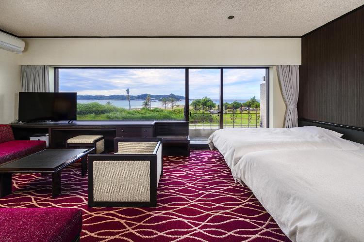 角島大橋側　オーシャンビュー洋室(禁煙)　37平米