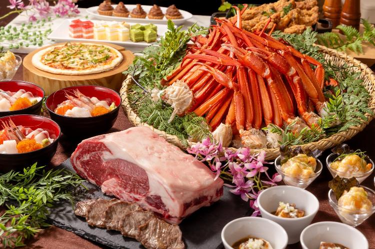 夕食バイキング