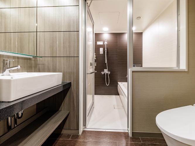 バス・トイレがセパレートなので広々とお使いいただけます