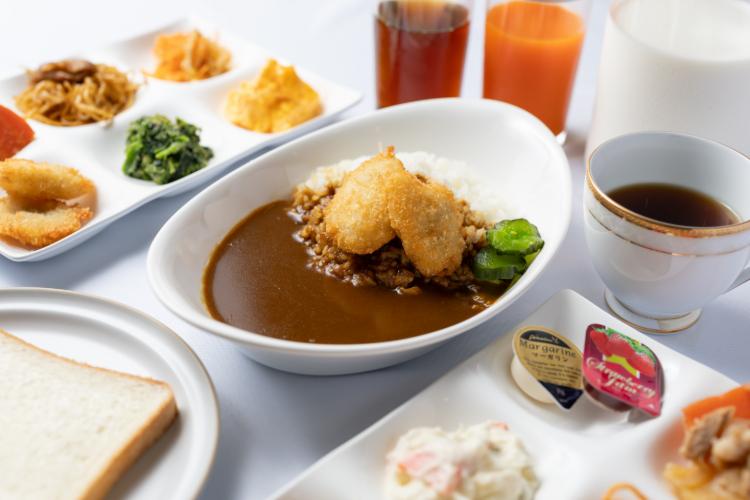無料朝食（カレー）