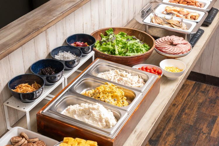 朝食ビュッフェ