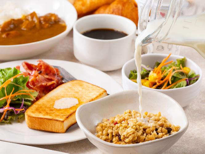 【朝食ビュッフェ】一日のスタートはおいしい朝食から 活力を補充