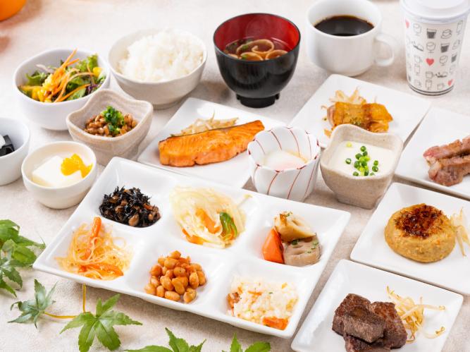 【朝食ビュッフェ】和洋40種以上のビュッフェ 6:30〜10:30