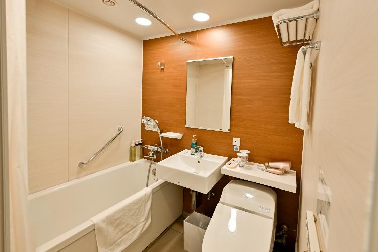 モデレートシングル（ダブル）ルーム（バスルーム）