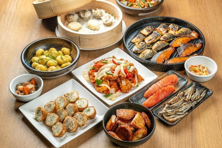 朝食ビュッフェ