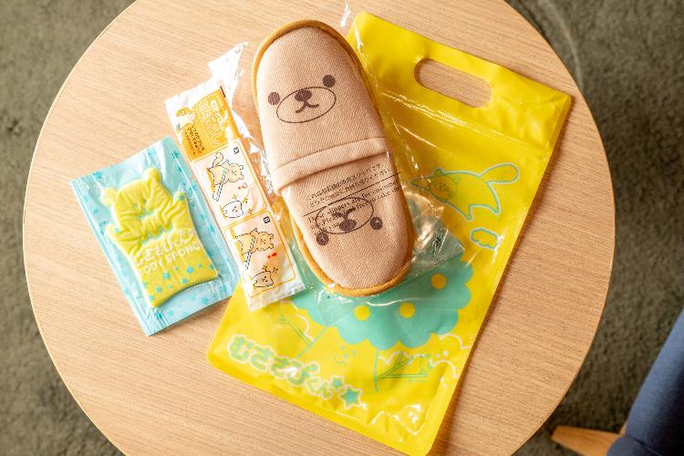 お子様用アメニティー（ハブラシ・スリッパ・ボディタオル）