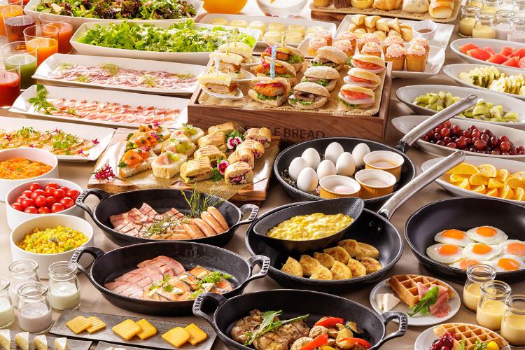 朝食ビュッフェ:多彩なメニューで朝のエネルギーチャージを☆(イメージ)