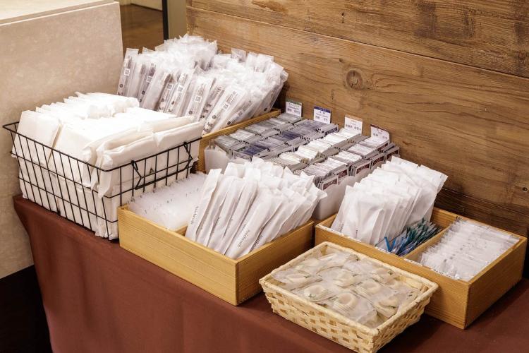 アメニティバー:6Fフロントにて必要なアメニティをお取り下さい。