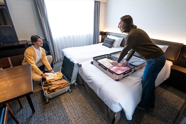 客室滞在イメージ／デラックスツイン　【24平米・ベッド幅110cm×2台・全室禁煙】