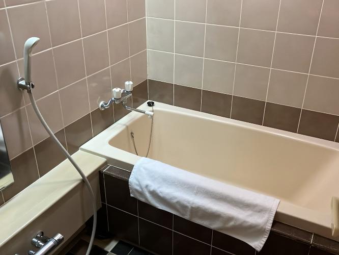 客室内バスタブ付き浴室