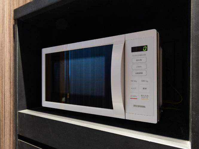 1階に電子レンジをご用意。