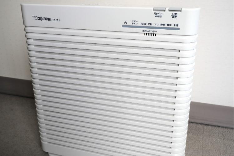 空気清浄機　1F貸出棚にご準備しています