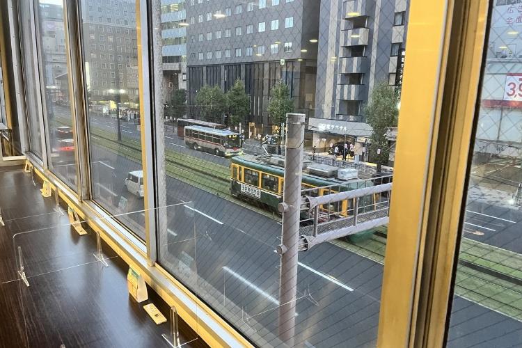 ロビーからの景色