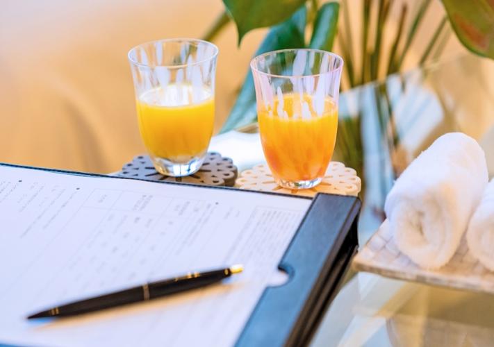 ウェルカムドリンク