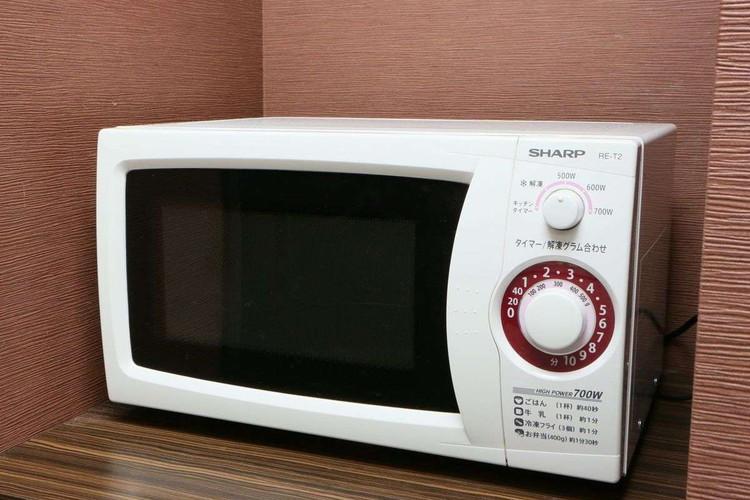 館内3階に電子レンジをご用意。
