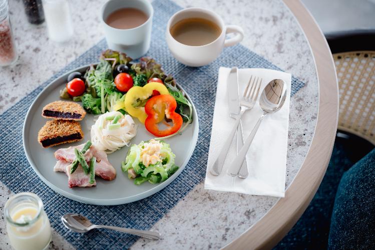 朝食ビュッフェ