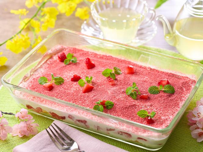 いちごのティラミス（4/15～6/30春のフェアメニュー）　※イメージ