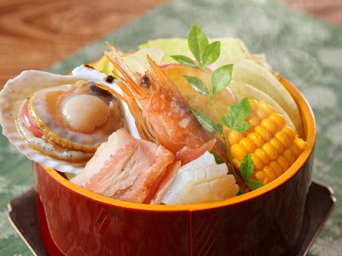 温泉せいろ蒸し(3月1日〜) ※イメージ