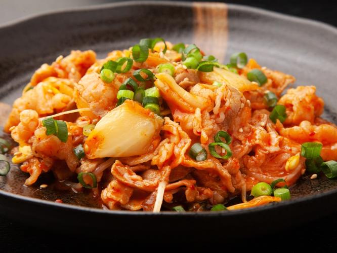 各務原キムチと豚の炒め物（ご当地グルメ）　※イメージ