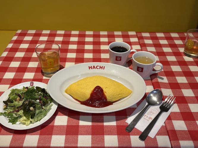 オムライス朝食