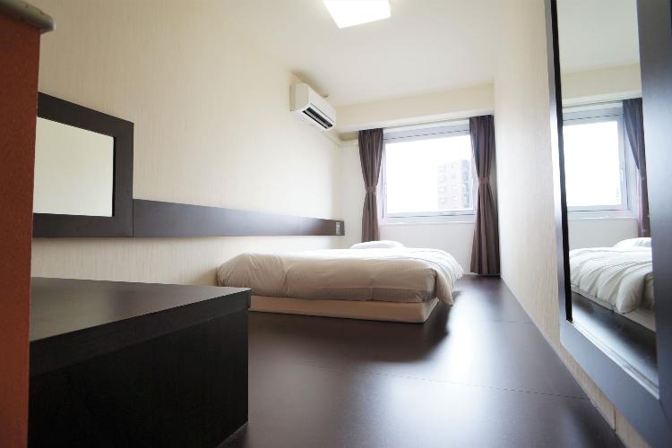 ダブルB　フローリングタイプの造りで、靴を脱ぐスタイルです