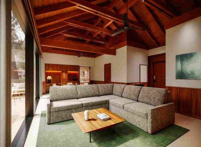 サンカラ ヴィラスイート リビングルーム