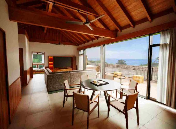 サンカラ ヴィラスイート リビングルーム オーシャンビュー