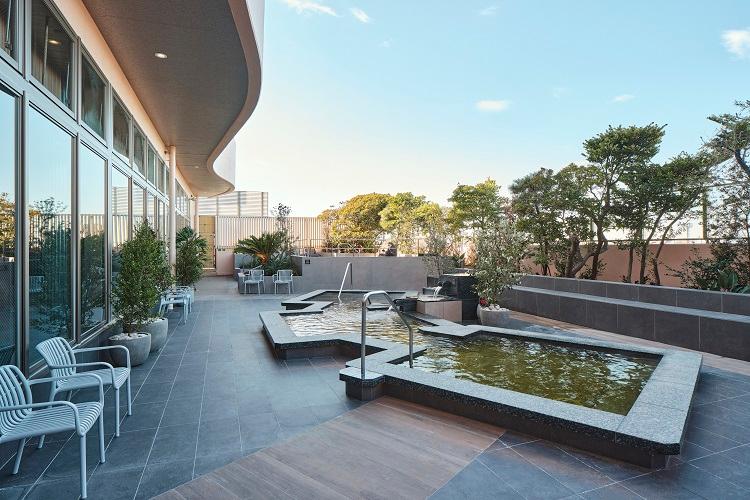 男性露天エリア