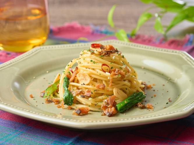 へしこと水菜のパスタ（ご当地グルメ）　※イメージ