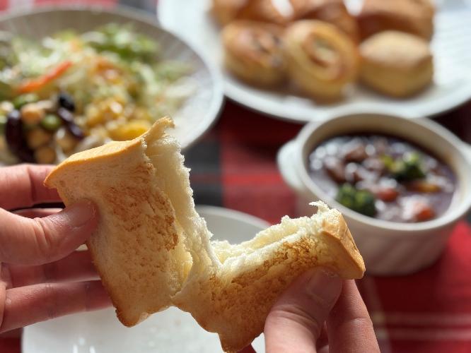 【朝食ブッフェ】もっちり、ゆだね食パン！とろけるシチューを浸す贅沢な時間♪
