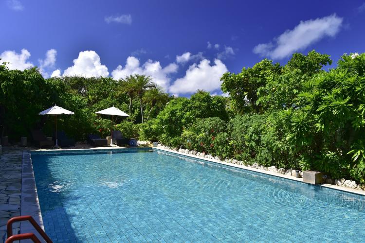 【シギラ黄金温泉（リゾート内）/フィットネスプール】フィットネスジムも併設しております