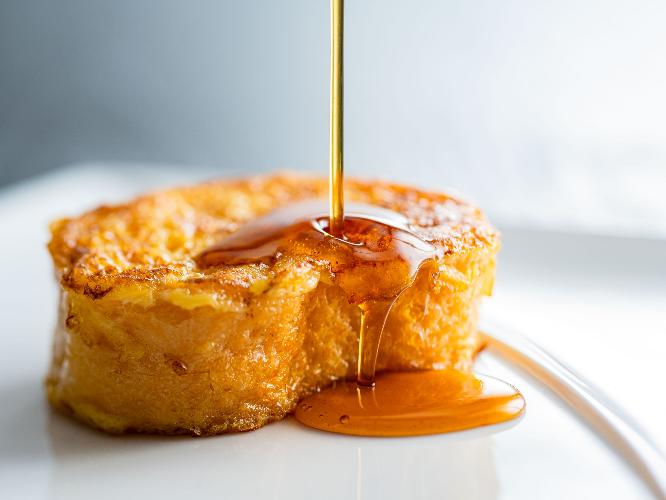 朝食 大内山牛乳のフレンチトースト　※イメージ