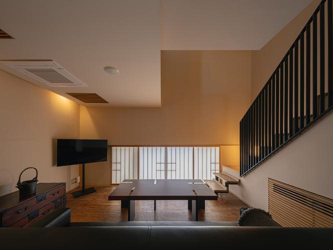 半露天温泉メゾネット和洋室