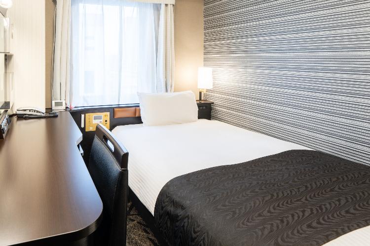 ■【2026年2月客室設備リニューアル】シングルルーム　広さ：10平米　ベッド幅：120cm