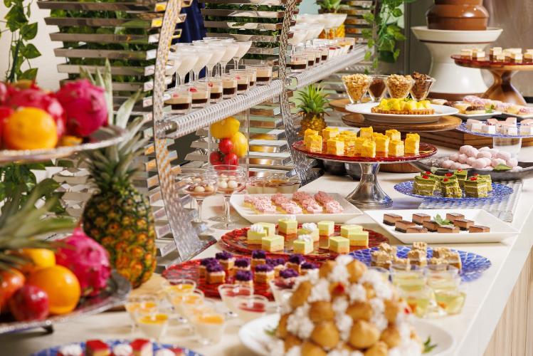 【ホテル内レストラン/ポルトフィーノ夕食】充実のスイーツコーナー