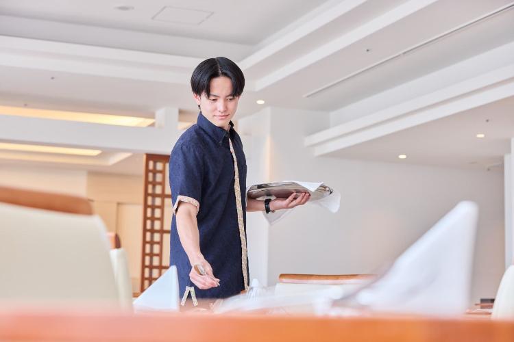 【やんばるビストロ　ルアナ／2階】こだわりのお料理をお楽しみいただけます。