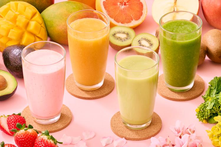 【春限定】旬の食材がぎゅっと詰まった、春色こだわりスムージー