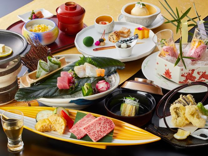 【季節のお料理 ? 紀夏会席】画像はイメージです。詳細には公式HPをご確認ください。