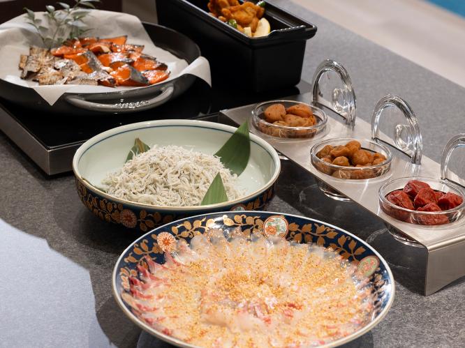 【朝食_朝食ブッフェ】95品目の食材を楽しめるブッフェ。※一例