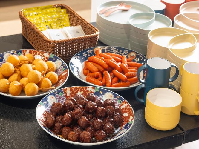 【朝食_朝食ブッフェ】95品目の食材を楽しめるブッフェ。※一例