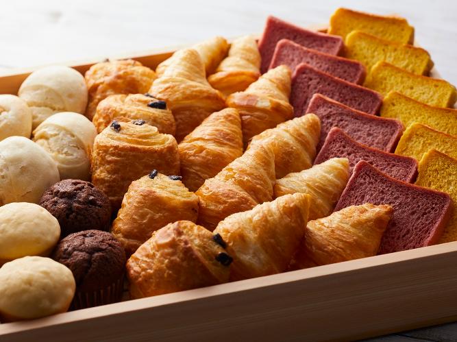 【朝食_朝食ブッフェ】95品目の食材を楽しめるブッフェ。※一例