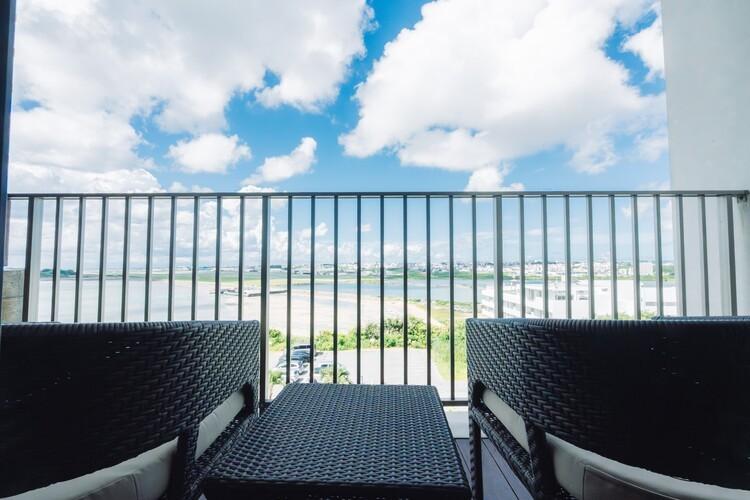 クラブフロア按司温泉露天風呂DXツインエアポートビュー