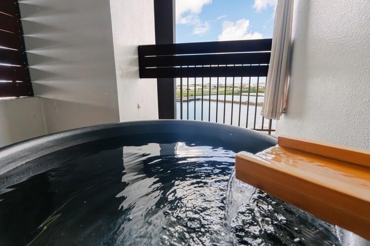 温泉露天風呂付コーナーデラックス和洋室エアポートビュー