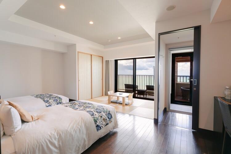 温泉露天風呂付 デラックス和洋室オーシャンビュー